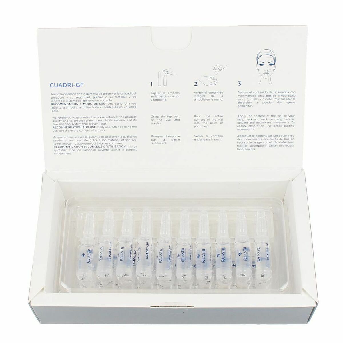 Ampoules Rilastil Cuadri-GF Anti-âge (30 x 1,5 ml) 212Barber.com