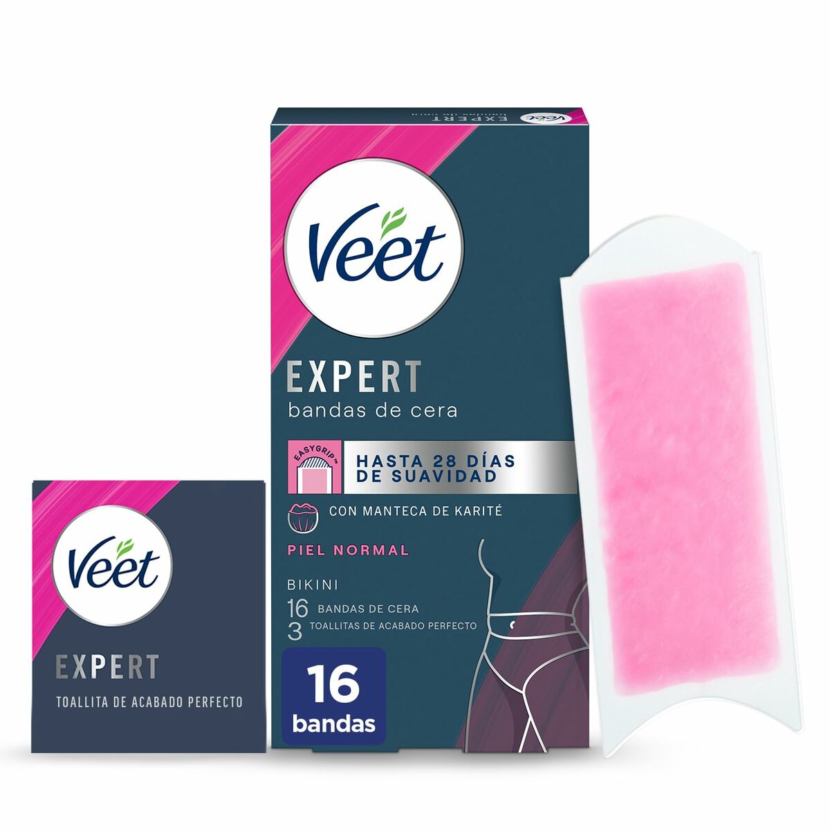 Bandes Épilatoire Corporelles Veet Expert Bikini (16 Unités) 212Barber.com