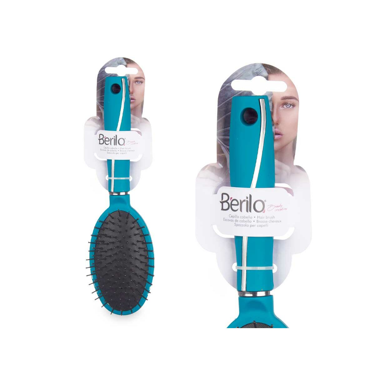 Brosse Vert Silicone Plastique (12 Unités) 212Barber.com