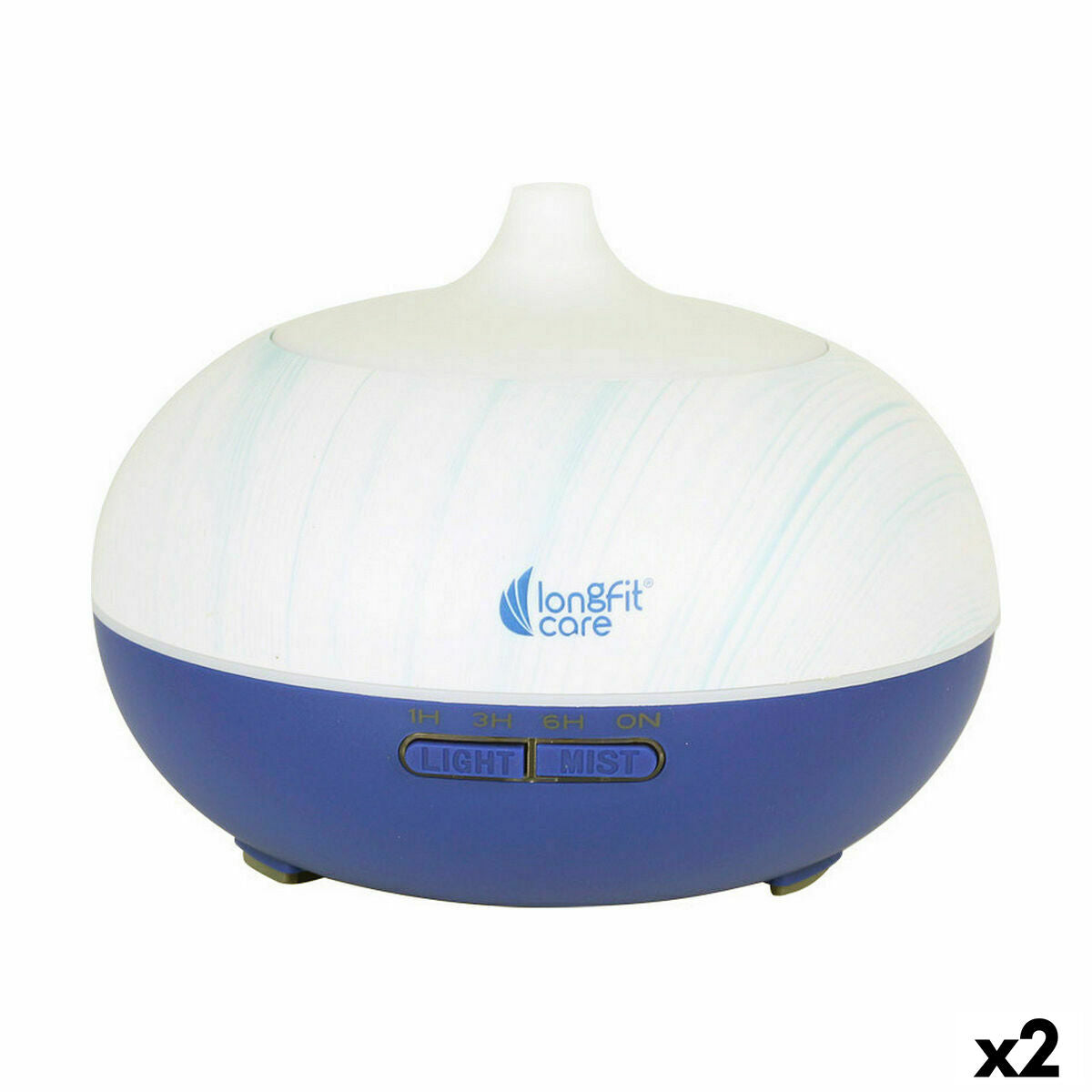 Diffuseur d'Huiles Essentielles LongFit Care Humidificateur (2 Unités) 212Barber.com